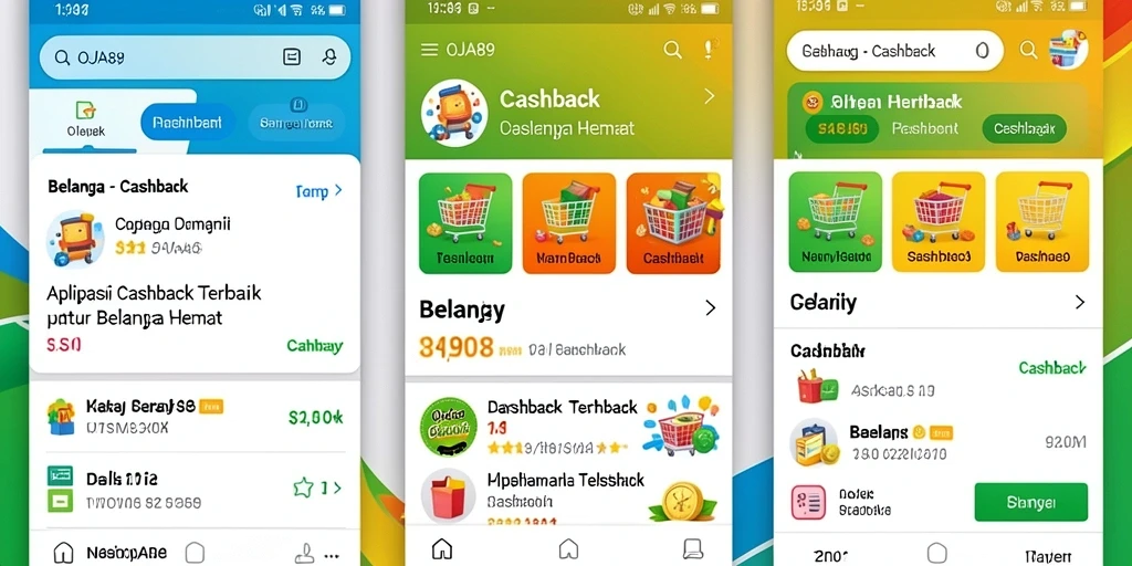 Tampilan antarmuka OJA89 yang menarik untuk Cashback.