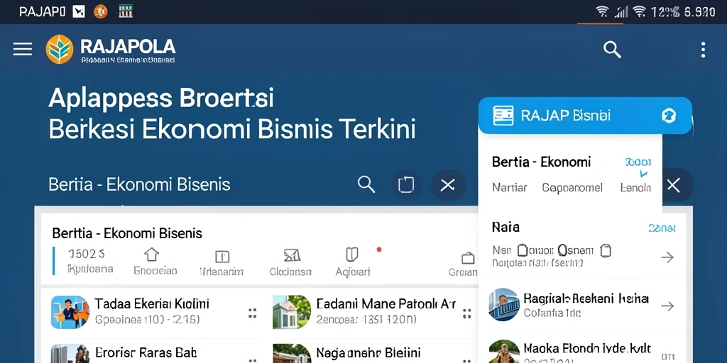 Antarmuka aplikasi RAJAPOLA yang modern dan informatif.