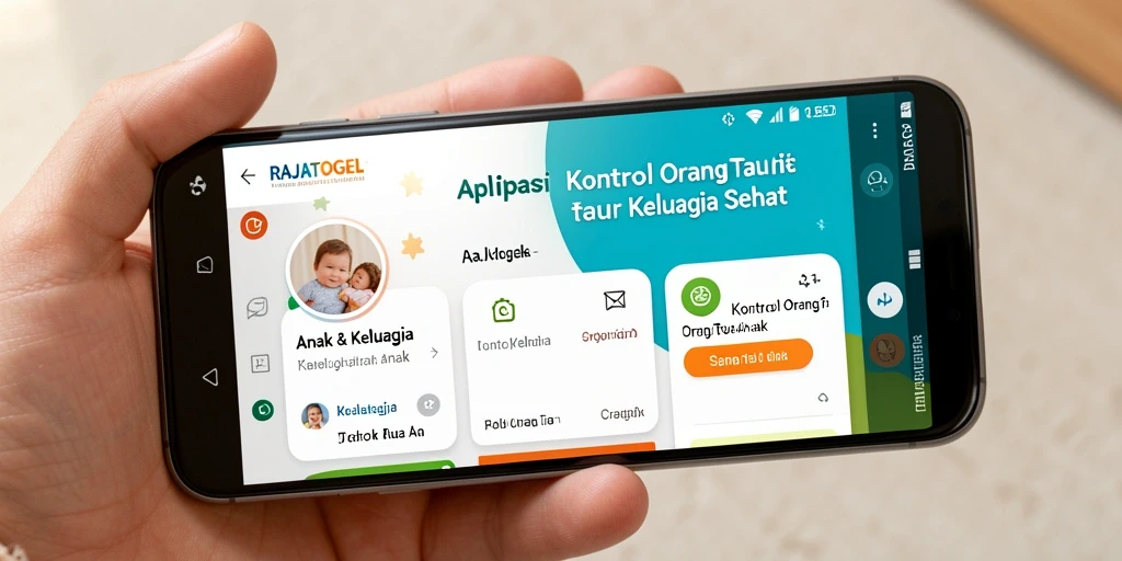 Tampilan antarmuka RAJATOGEL dengan fitur kontrol orang tua yang intuitif.