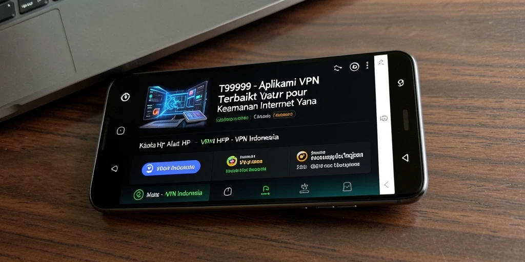 Antarmuka aplikasi T9999 yang sederhana dan fungsional.