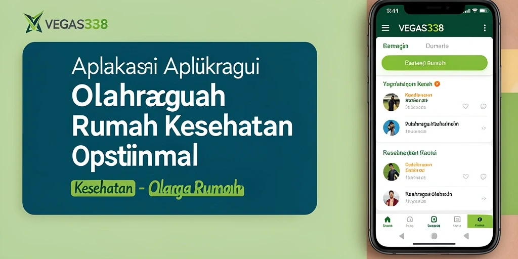 Tampilan antarmuka aplikasi VEGAS338 dengan berbagai pilihan olahraga rumah.
